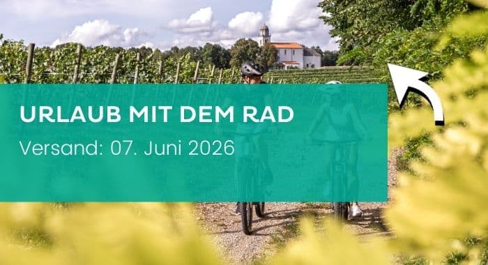 Newsletter Banner 07.06.2026 Urlaub mit dem Rad