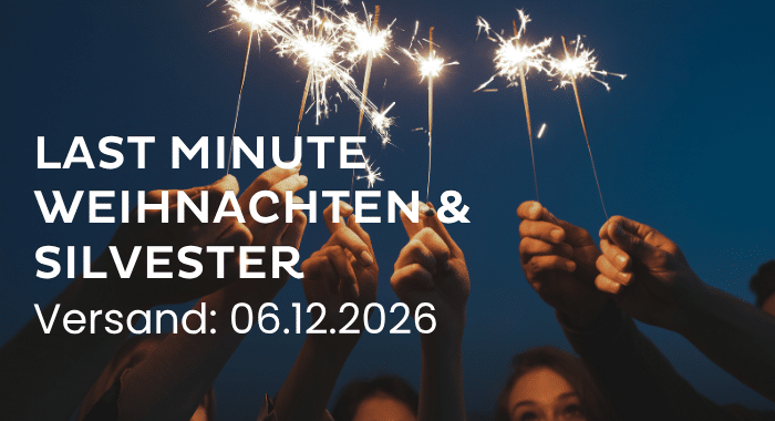 Newsletter 06.12.2026: Last Minute Weihnachten & Silvester // inkl. Last Minute Banner ♥